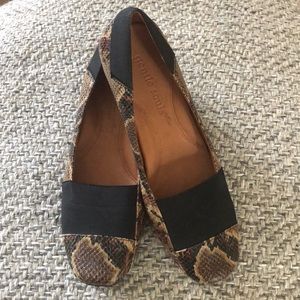 •Gentle Souls• Snakeskin Slip on Wedge